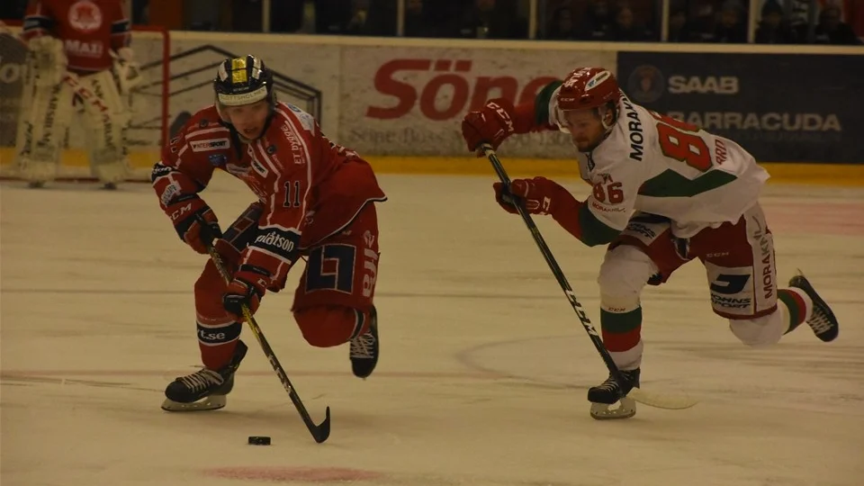 Victor Öhman (11) och hans Västervik föll med uddamålet, 2–3, mot Mora