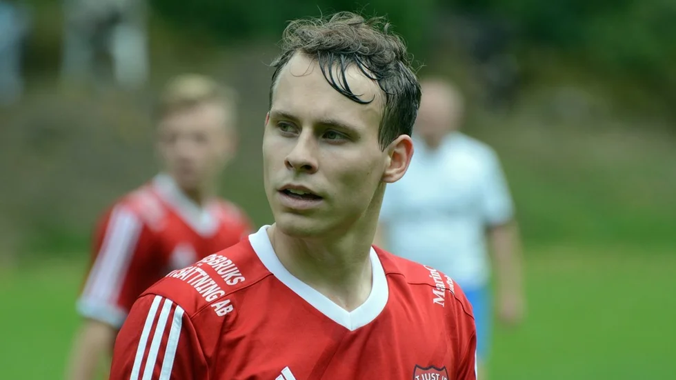 Frithiof Djerf ställde till problem för Stensjön med sin snabbhet.