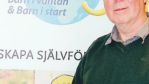 Jan G Persson, projektledare för Barn i väntan och barn i start.