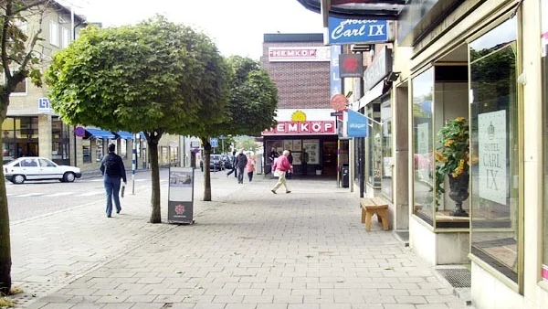 Här i centrala Vimmerby och mitt på dagen har en man sexuellt ofredat två elvaåriga flickor enligt polisanmälan ena flickans mamma gjort.