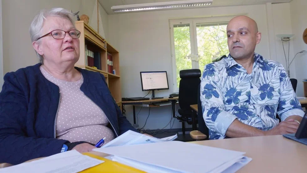 Socialnämndens ordförande Ingela Svensson (C) och förste vice ordförande Saad Benatallah (S).