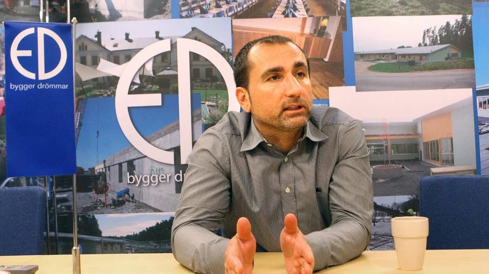 Eddy Demir, ägare till ED Bygg.