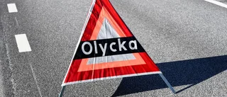 Barn till sjukhus efter olycka