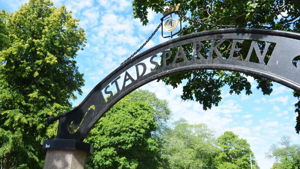Stadsparken i Västervik.