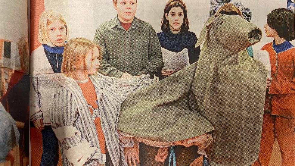 I musikalen "Den barmhärtige samariten" ingick en åsna som dock hade lite svårt att hålla sig "i skinnet".