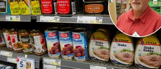 Köttbullar, ravioli och pasta – nu börjar det sina i flera butiker • Butikschefen: "Vi har helt slut"