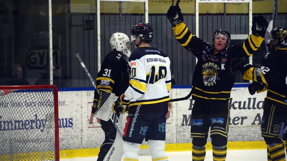 Pelle Ströms Vimmerby gjorde en stark insats mot Sundsvall och tog ett stort kliv mot playoff 3. Foto: Viktor Allvin