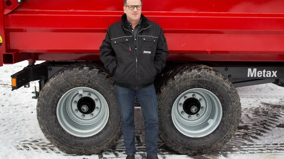 Stolt. Anders Ivarsson är stolt över att så gott som all tillverkning görs på företaget på gården.