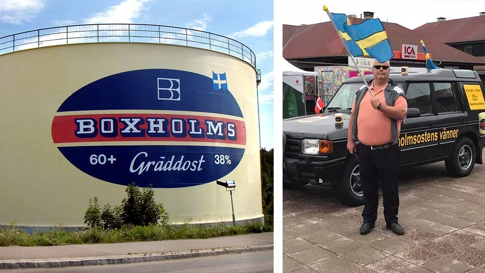 En specialfixad bil förde Boxholmsostens vänner till Aarhus och Arlas huvudkontor. "Otroligt positivt", säger Morgan Sehlstedt om mötet.