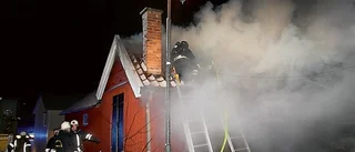 Stort brandlarm i centrala Vimmerby