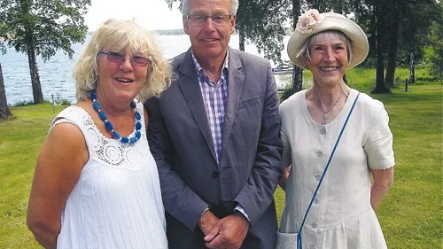 Tre konstnärer. Monika Hellman, Bertil Hellman och Anita Lundgren.