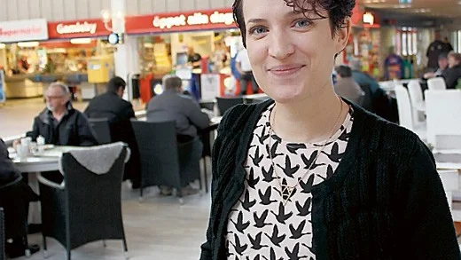 Karolina Nilsson är ny som centrumledare för Gamleby Köpcentrum.