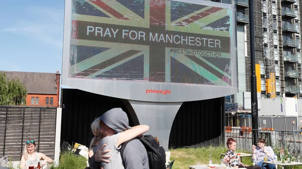 Manchester. Terrorn känner inga gränser.