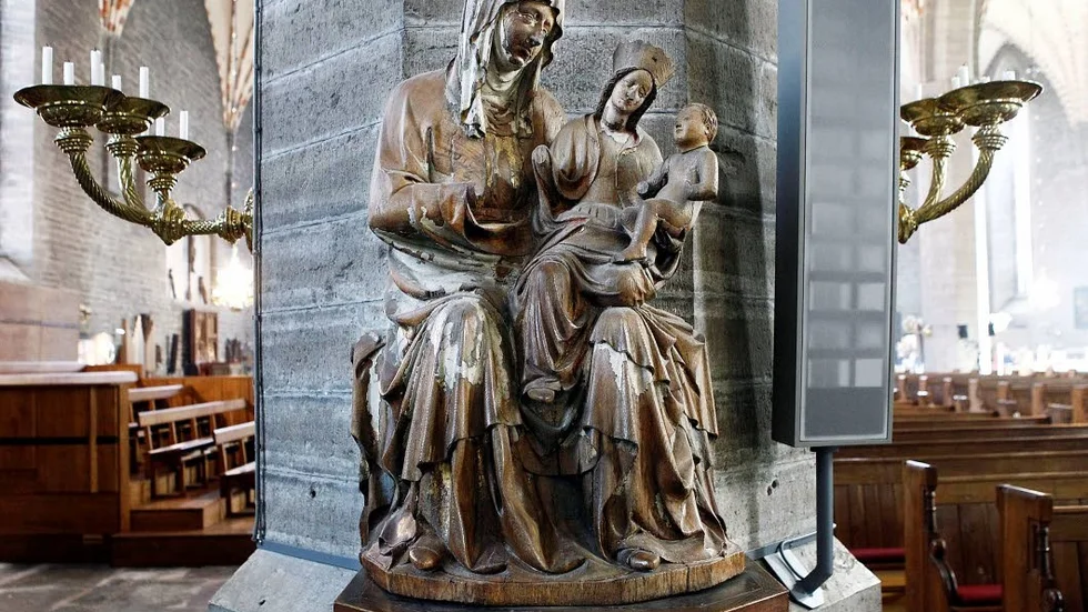 Vadstena klosterkyrka.
Kyrkan hade 300 000 besökare 2015. Med stöd av ev EU kan man utveckla hållbar turism kring denna miljö, menar Lars Amréus.