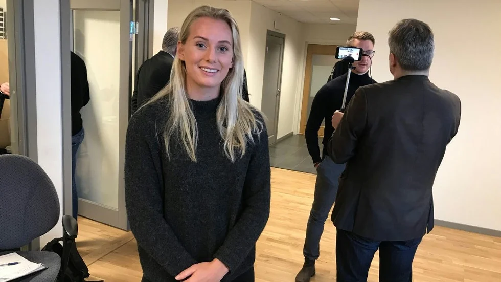 Stina Blackstenius var mycket glad över att komma tillbaka till LFC.