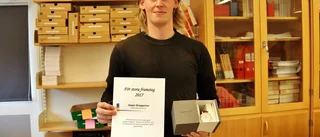 Jesper Bryggeman fick stipendie för sin utveckling