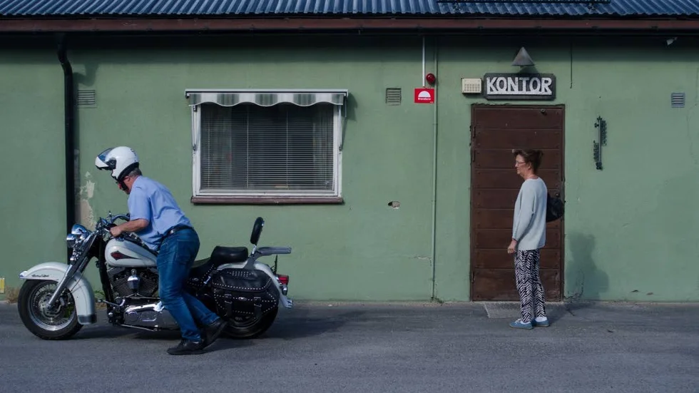 Bengt och Ankie Rääf från en scen i filmen.