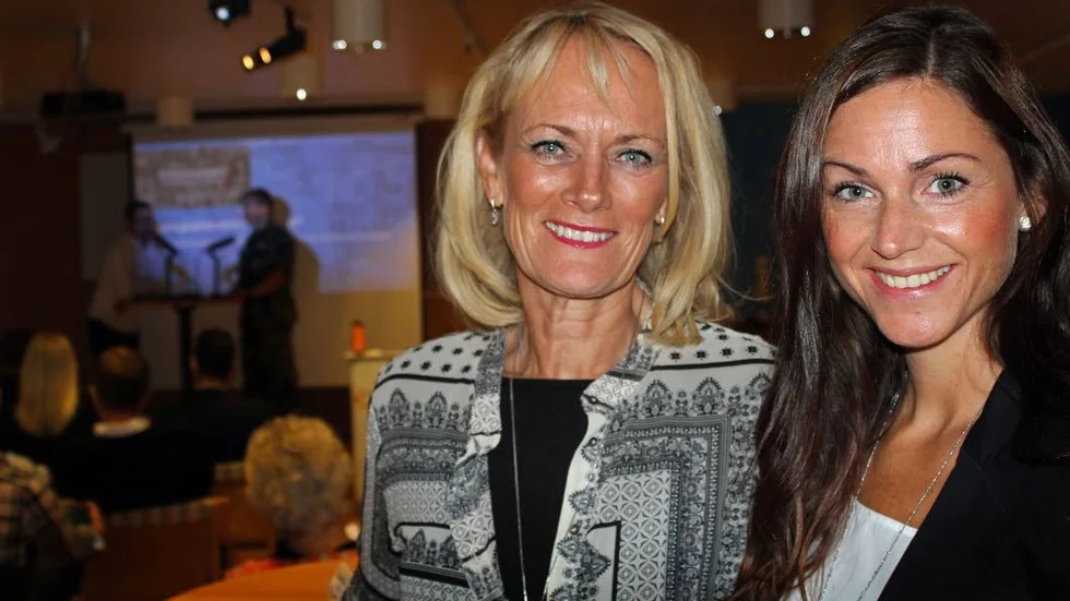 Arrangörer. Anneli Larsson och Jessica Stille på Östgötamedia är två av alla som ligger bakom Näringslivsmässan i Linköping.