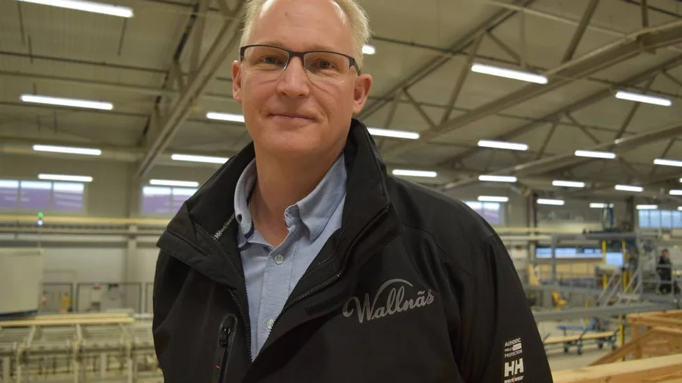 Ralf Rosberg, vd för Wallnäs industriella del, säger att prio nummer ett efter branden är att hitta alternativa lösningar för att hålla igång produktionen.