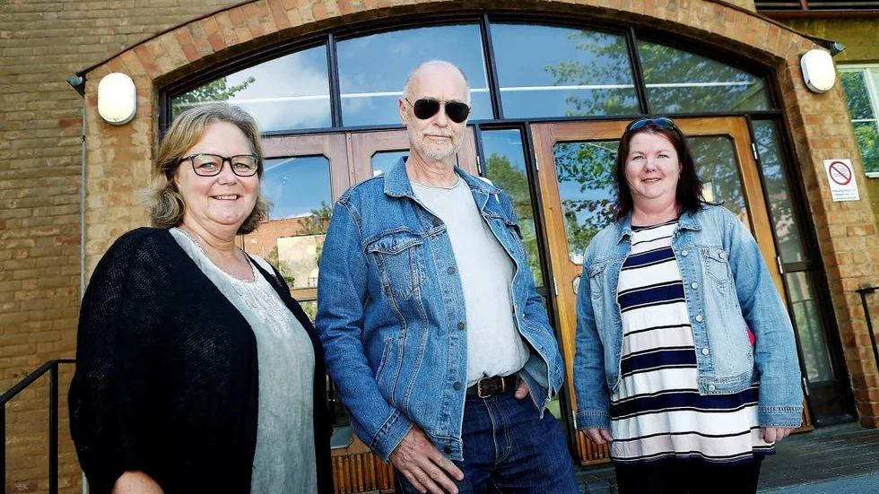 Inbjuder till möte för att åter starta upp Nattvandring gör Anna Persson, Anders Björkman och Jennifer Åström.