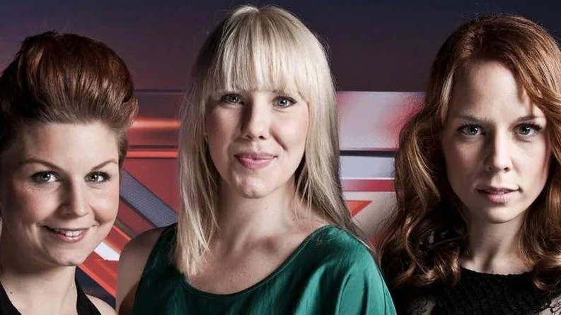 Gotländska Josefin Kristiansson i mitten, flankerad av till vänster Elin Gusterman och Cecilia Lindgren, utgör trion Hey Mary, som tävlar i X Factor i tv 4 i kväll.
Foto: Tv 4