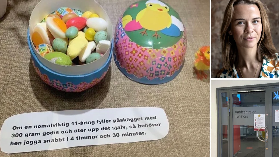 Vårdcentralen Tunafors informationskampanj kring kalorier och motion i påsk fick stenhård kritik från många håll, bland annat från influencern Margaux Dietz.