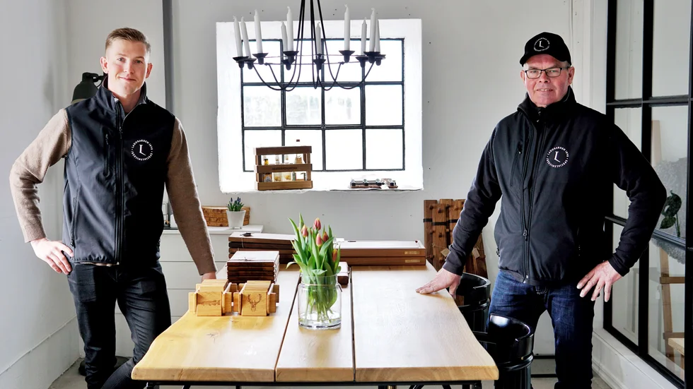 Bengt och Eric Hemmingsson vill att besökarna ska få en förståelse för att detta är ett hantverk. 