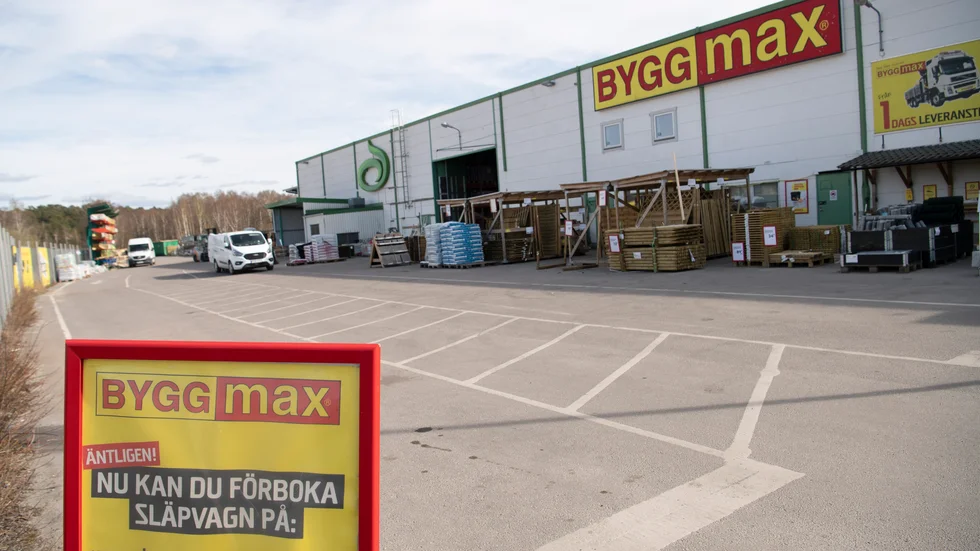 Byggvaruhuskedjan Byggmax redovisar kvartalsrapport. Arkivbild
