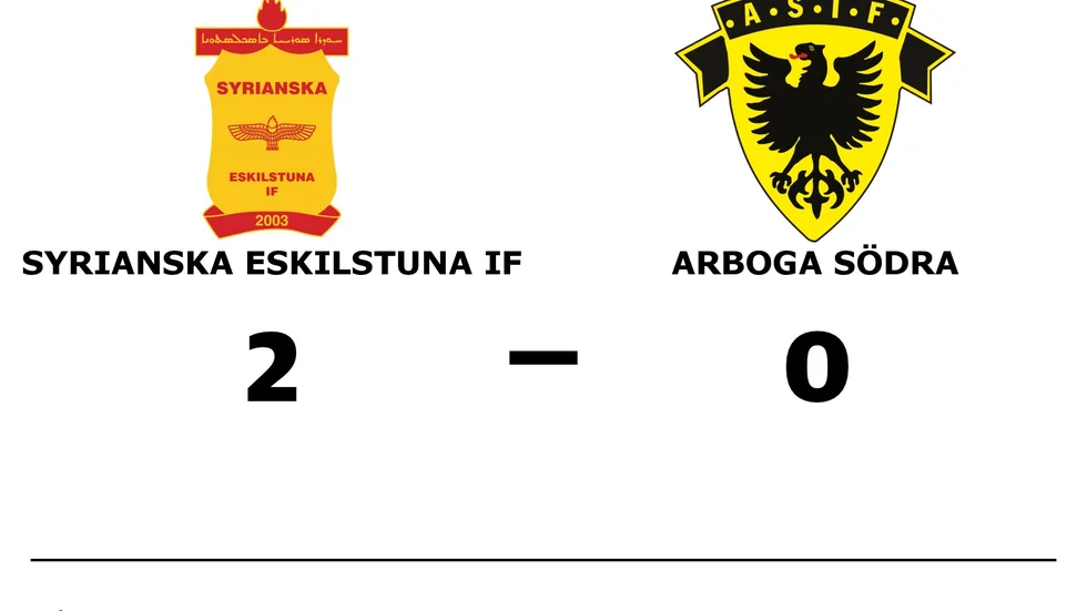 Syrianska Eskilstuna IF vann mot Arboga Södra IF