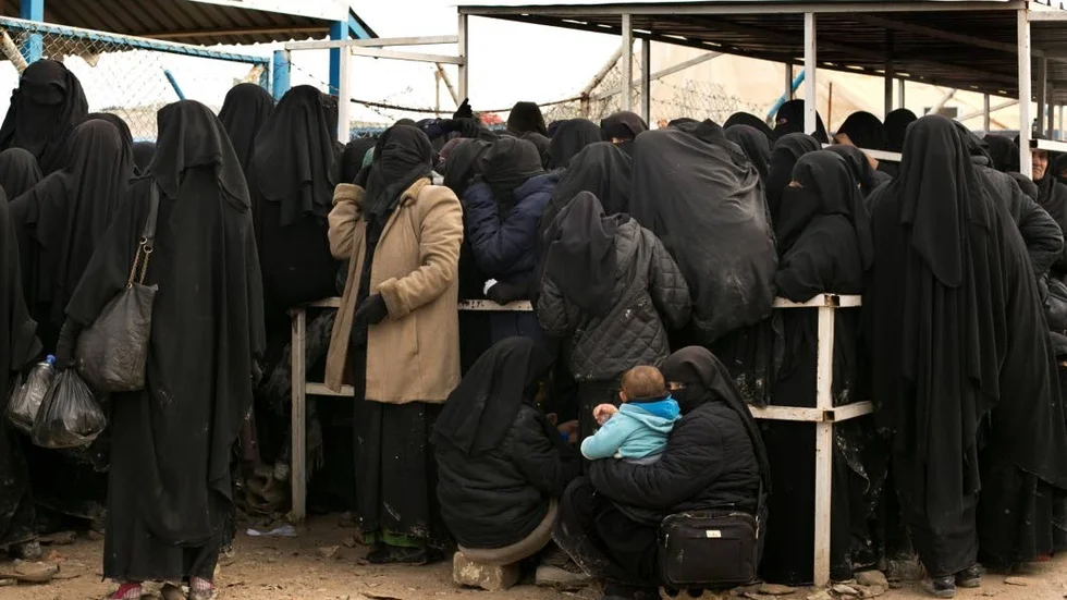 Al-Hol-lägret i Syrien.