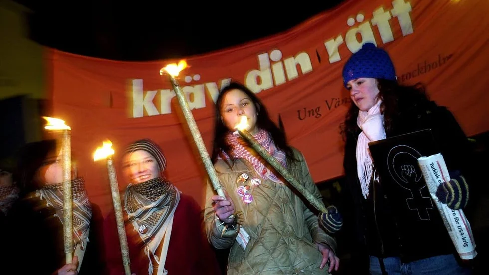 Kvinnodagen. Allt starkare kvinnor slåss för sin rätt och ökar kvinnornas frihet.?