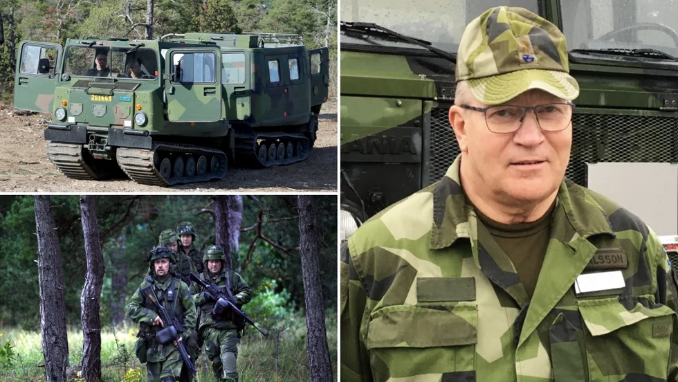 Göran Karlsson chef för Gotlandsbataljonen är nöjd med det ökade antalet övningsdagar för hemvärnet.