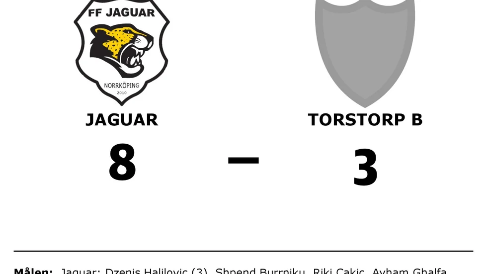 FF Jaguar vann mot Torstorps IF B