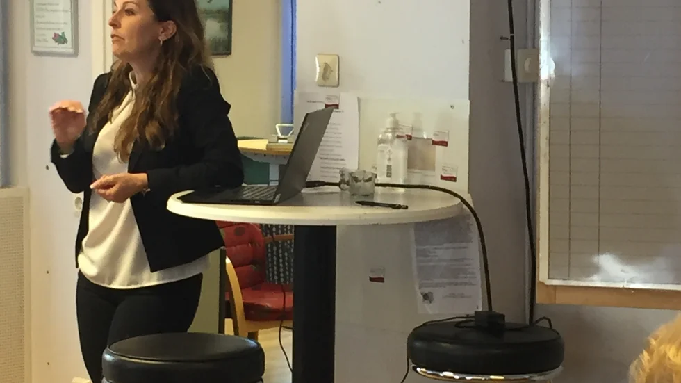 Jessica Körning Ljungberg höll ett fängslande föredrag om minnet.