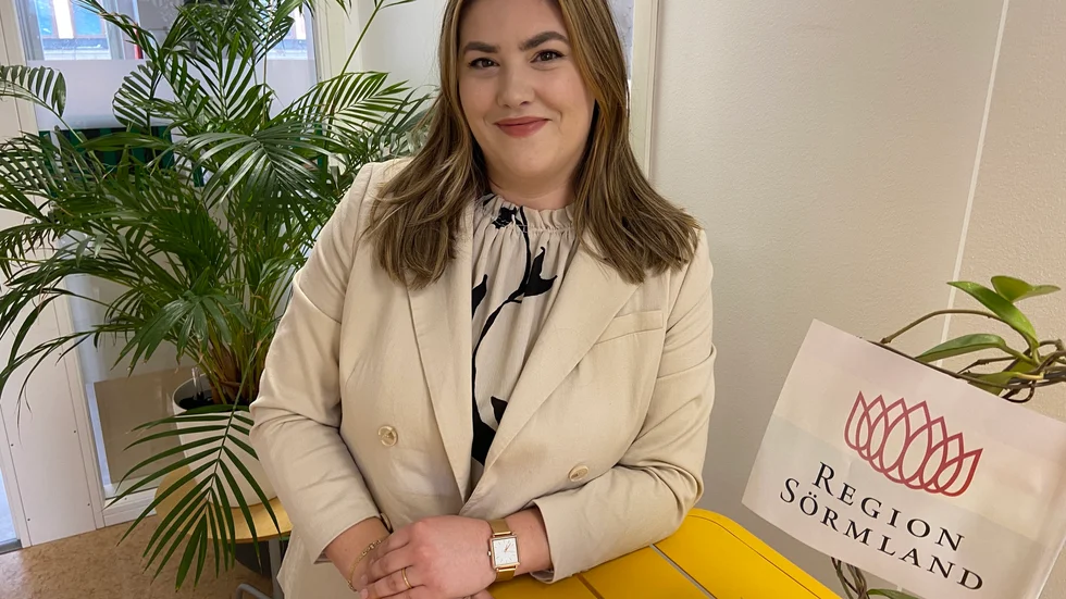 Projektledaren Sofie Munke Cilano vid Region Sörmland.