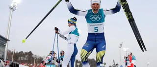 Alla får äta tårta när Charlotte Kalla hyllas