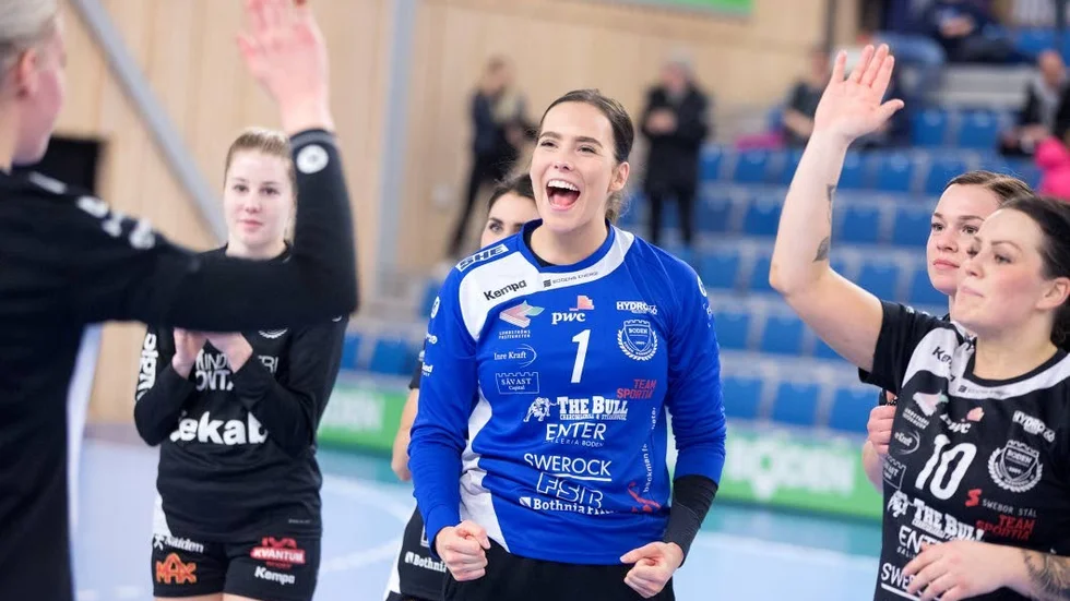 Kvar. Målvakten Sofie Svarrer Hansen väljer att stanna i Boden Handboll.