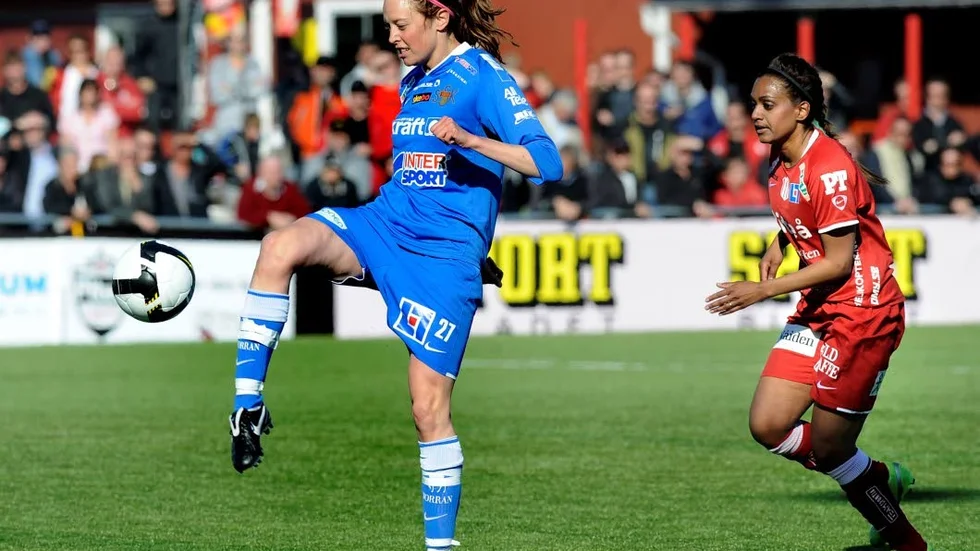 Meriterad. Alexandra Nilsson i Sunnanås tröja 2009.