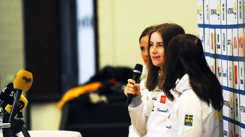 Talangen. Ebba Andersson är en av de största påläggskalvarna i svensk skidåkning.