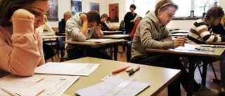 För dåligt skolresultat