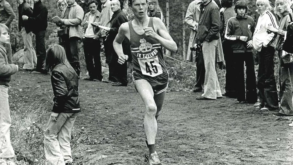 Torgny Björkqvist vann SM-guld i terränglöpning i Ludvika 1974.