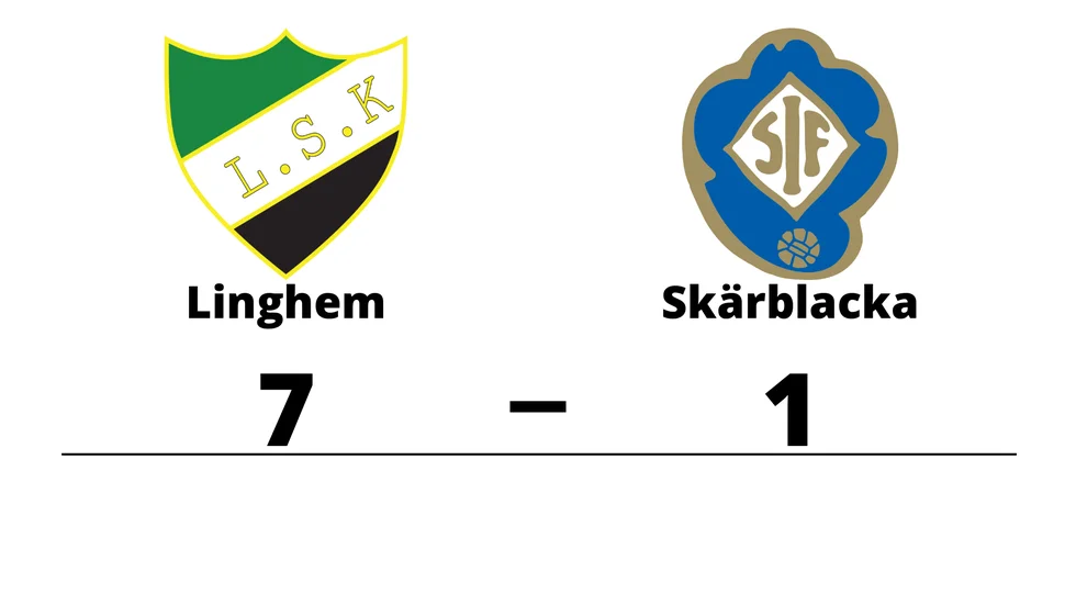 Linghems SK vann mot Skärblacka IF