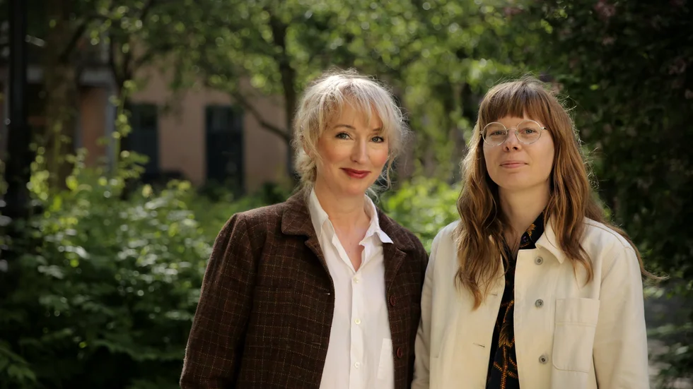 Annica Hedin och Hanna Klinthage har gjort tre böcker tillsammans. Pressbild.