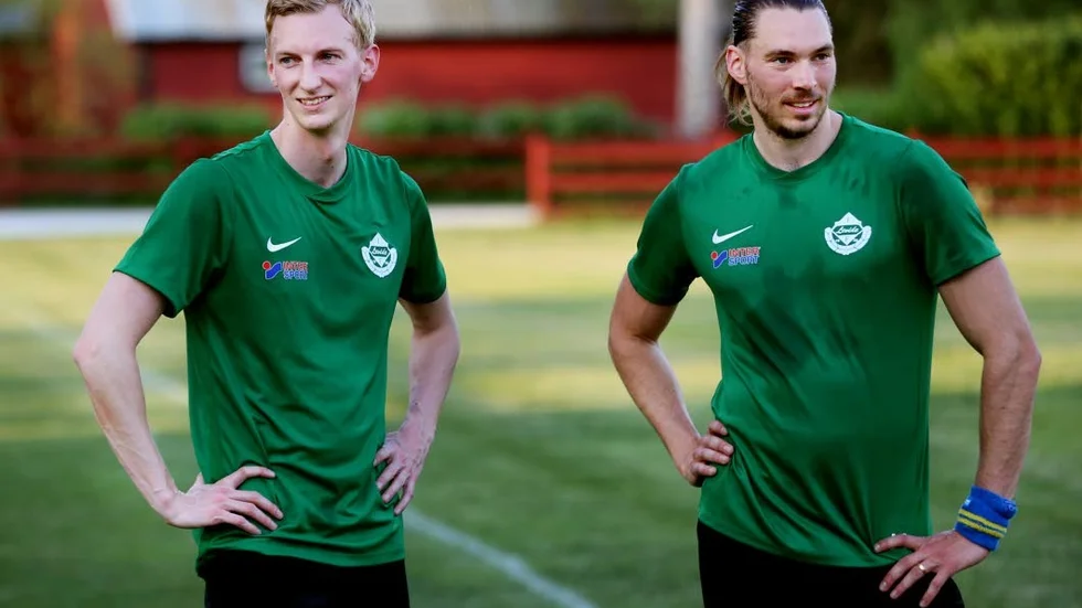 Björn Nyman och Jimmy Orleifsson var unga och lovande 2007. Nu är dom veteraner när Levide går som tåget.