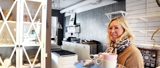 Butik blir café där allt är till salu