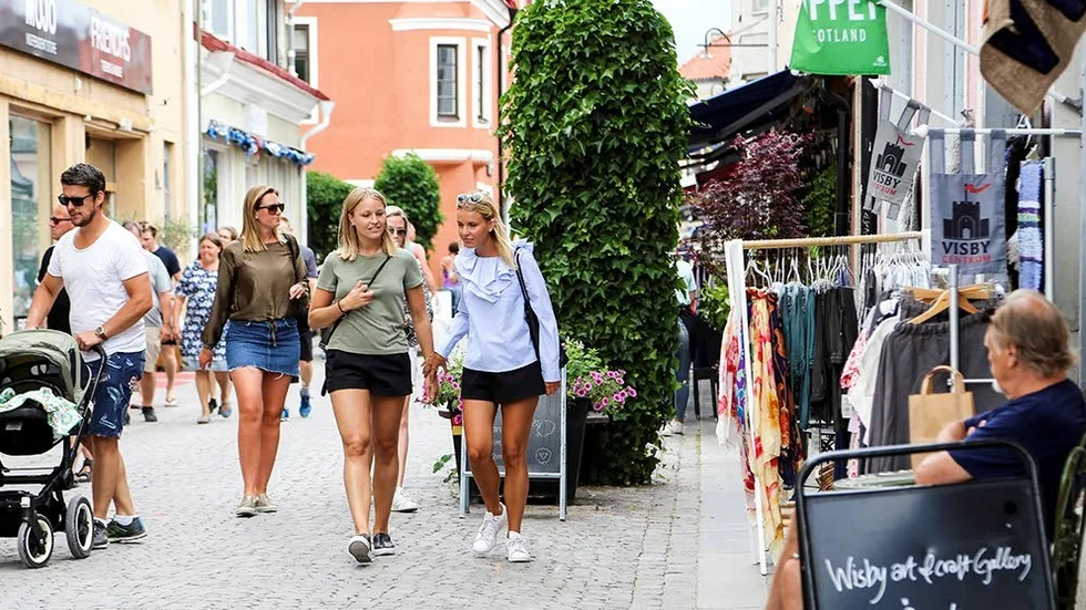 Adelsgatan i Visby.