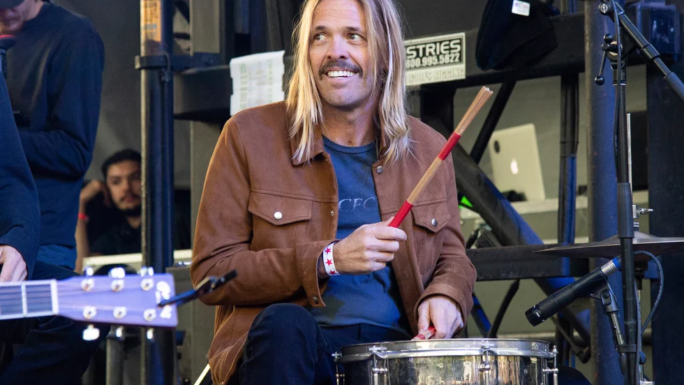 Taylor Hawkins gick bort vid 50 års ålder i mars i år. Arkivbild.