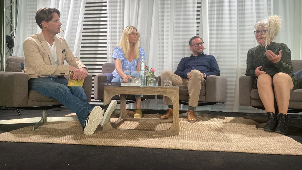 Från vänster: Mats Pettersson, Annika Gustavsson, Johan Gate och Birgitta du Rietz.