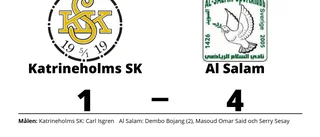 Al Salam segrare borta mot Katrineholms SK