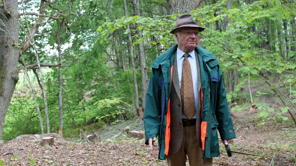 Kung Carl XVI Gustaf närvarade vid den första Stenhammardagen som ägt rum på två år. Biologiskt mångfald, hållbar köttproduktion och restaurering av naturbetesmarker stod på agendan.